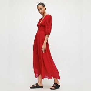SOLD✌️ALL SAINTS Aspen Embroidered Dress